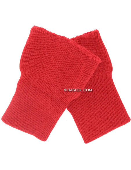 Conjunto de 2 pulseiras tricotadas - Vermelho
