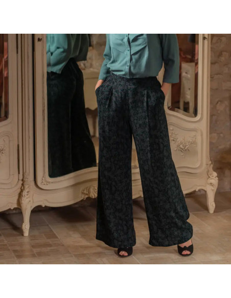 Tecido viscose Craie Dark - Églantine & Zoé