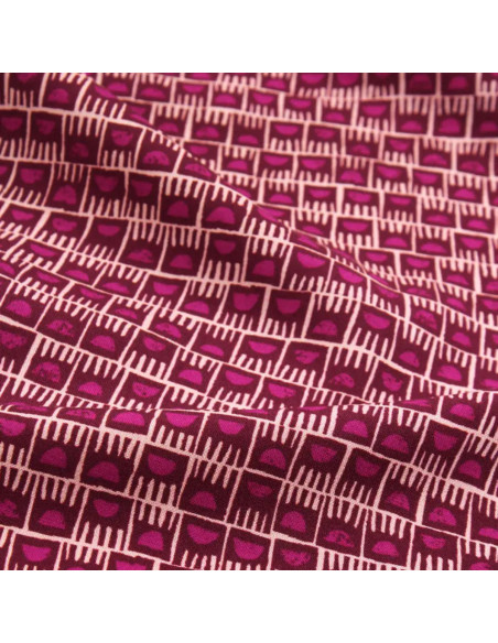 Tecido viscose Dam Rosa Magenta - Églantine & Zoé