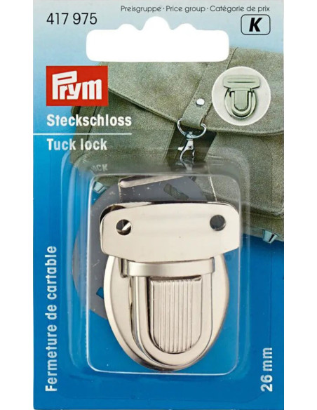 Fecho de mochila - Prata