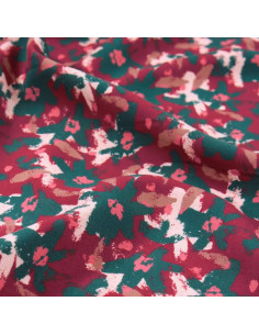 Tecido viscose Edel Vermelho Tijolo - Églantine & Zoé