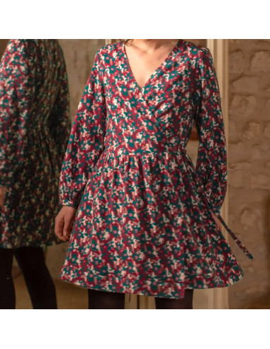 Tecido viscose Edel Vermelho Tijolo - Églantine & Zoé
