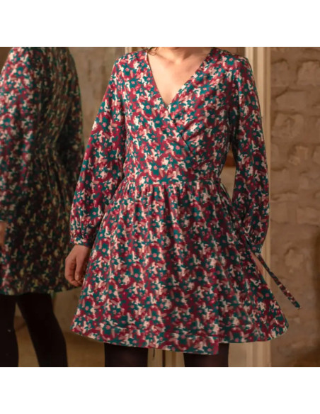 Tecido viscose Edel Vermelho Tijolo - Églantine & Zoé