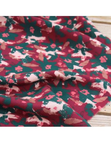 Tecido viscose Edel Vermelho Tijolo - Églantine & Zoé