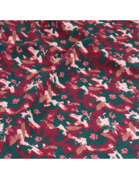 Tecido viscose Edel Vermelho Tijolo - Églantine & Zoé