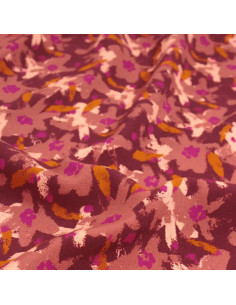 Tecido viscose Edel Terracotta - Églantine & Zoé