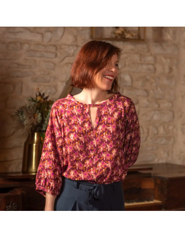 Tecido viscose Edel Terracotta - Églantine & Zoé