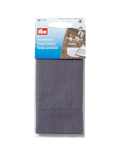 Conjunto de 2 meias-bolsas de calças termocolantes cinzas