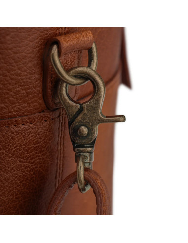 Saco de armazenamento em couro para tricô Muud Saturn edição limitada - Rich Brown