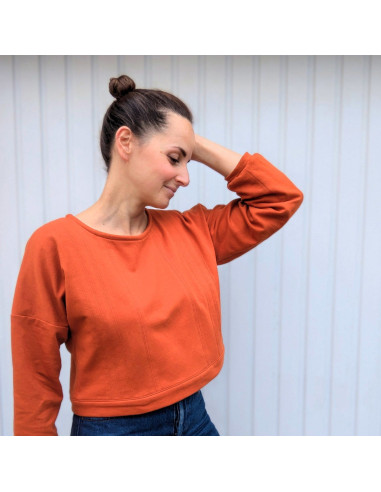 Padrão de suéter Junon - Anna Rose patterns