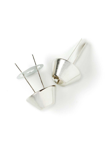 Conjunto de 4 pés para sacos 15 mm - Prata