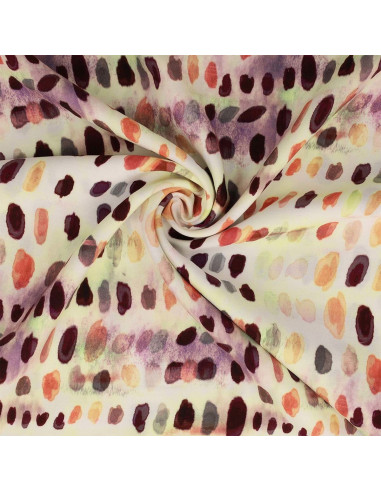 Tecido viscose - Dotty laranja