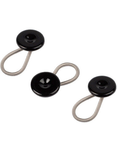 Conjunto de 3 botões de extensão - Preto