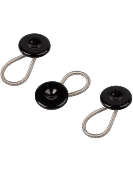 Conjunto de 3 botões de extensão - Preto