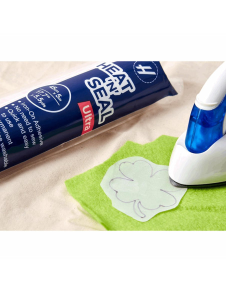 Papel termocolante para aplique, quilting e costura 45 cm x 5 m - Ultra