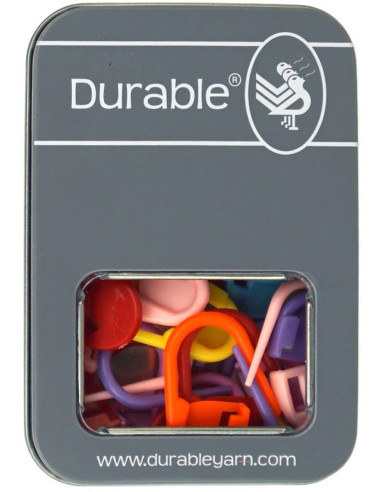 Caixa de 32 marcadores de malha bloqueáveis de 30 mm Durable