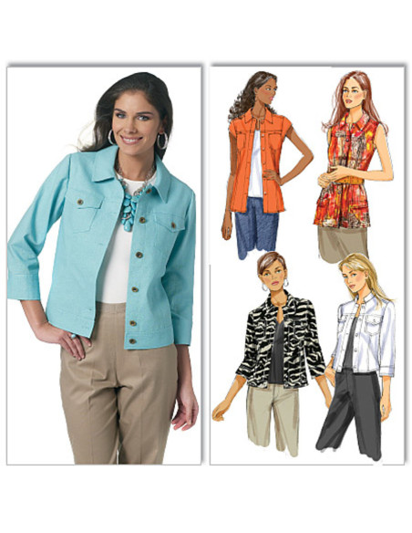 Molde de casaco - Butterick 5616
