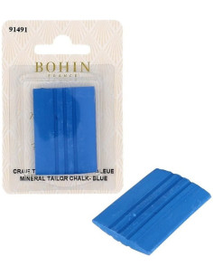Giz de alfaiate retangular mineral azul Bohin