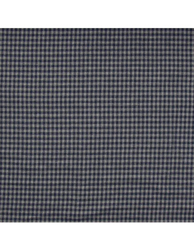 Tecido de flanela xadrez - Azul