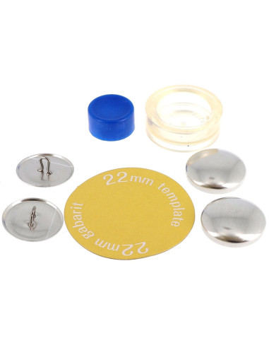 Caixa de 4 botões para cobrir com ferramenta de aplicação Bohin - 22 mm