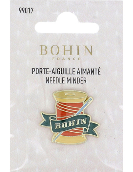 Porta-agulhas magnético Bohin - Bobina de linha vintage
