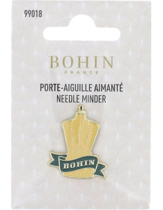 Porta-agulhas magnético Bohin - Manequim de costura vintage 2