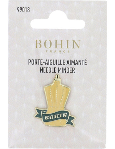 Porta-agulhas magnético Bohin - Manequim de costura vintage