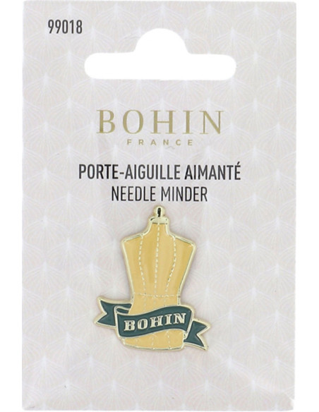 Porta-agulhas magnético Bohin - Manequim de costura vintage
