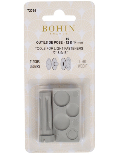 Ferramenta de aplicação para tecidos leves Bohin