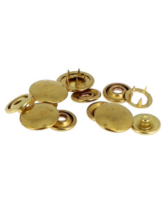 Caixa de 8 molas sem costura jersey 12 mm Bohin - Dourado 2