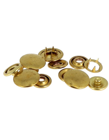 Caixa de 8 molas sem costura jersey 12 mm Bohin - Dourado