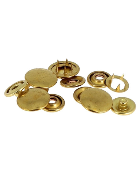 Caixa de 8 molas sem costura jersey 12 mm Bohin - Dourado