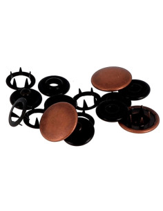 Caixa de 8 molas sem costura jersey 12 mm Bohin - Cobre 2