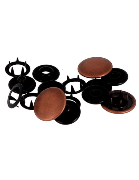 Caixa de 8 molas sem costura jersey 12 mm Bohin - Cobre
