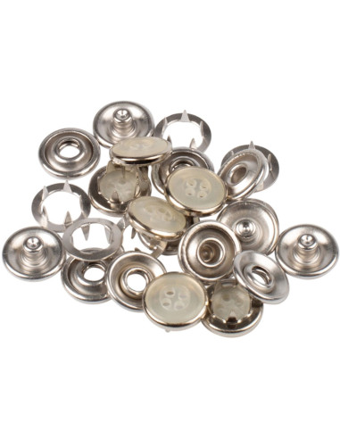 Caixa de 6 molas sem costura jersey 12 mm Bohin - Nacarado