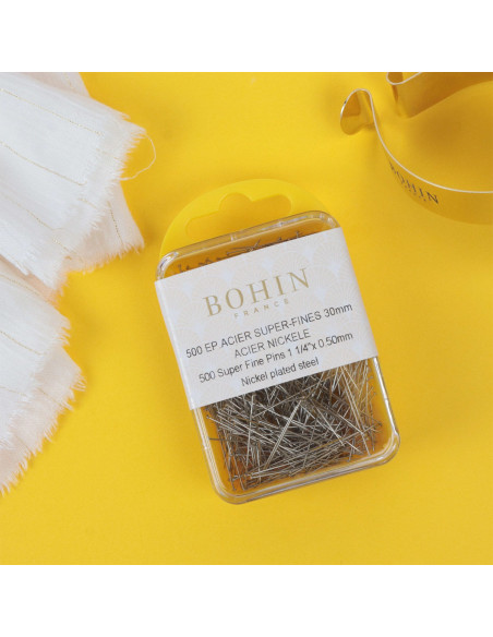 Caixa de 500 alfinetes superfinos Bohin