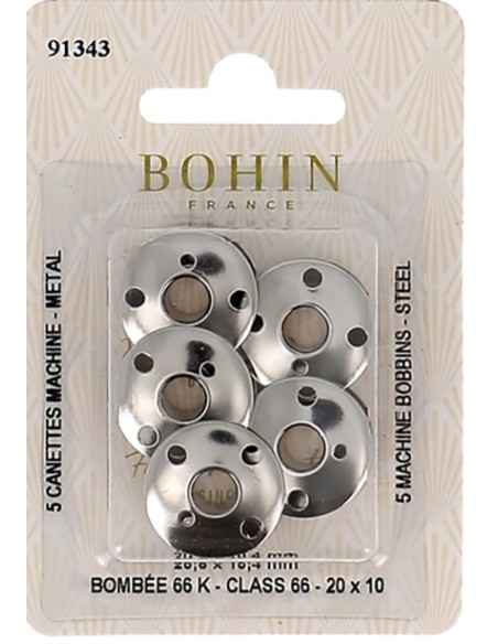 Bobinas de aço Bohin para máquina de costura.