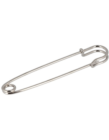 Alfinete de kilt gigante 100 mm - Prata Bohin