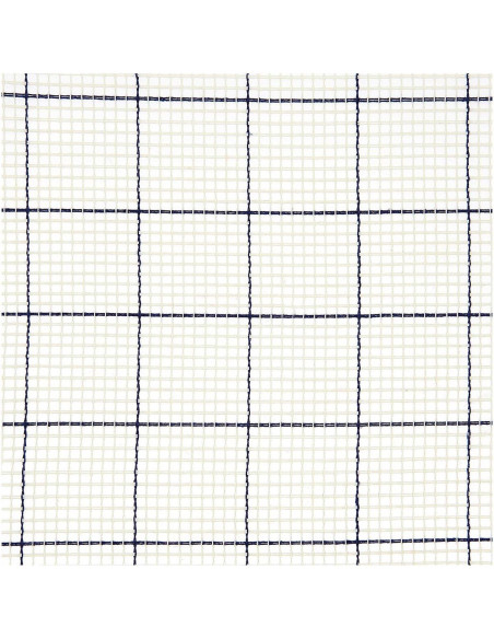 Tela para ponto de nó Hooki Hooki - 15 furos por 10 cm - 48,5 x 48,5 cm