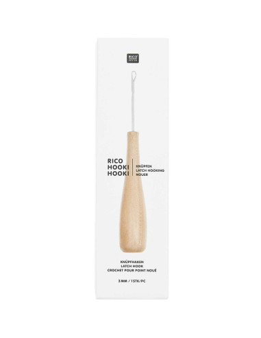 Gancho para ponto atado 3 mm Hooki Hooki Rico