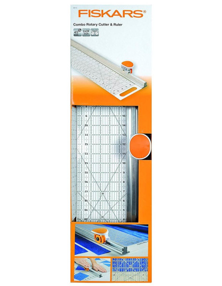 Cortador rotativo combinado e régua 6" x 24" Fiskars