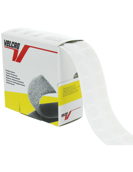 Caixa de 200 pastilhas adesivas brancas VELCRO® Brand