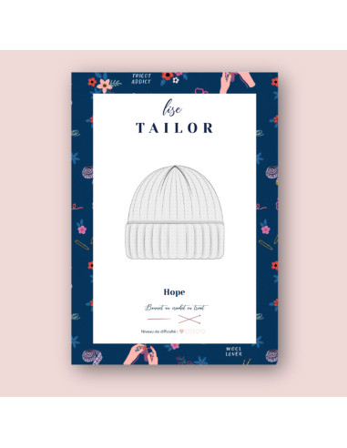 Padrão de tricô - Gorro Hope - Lise Tailor