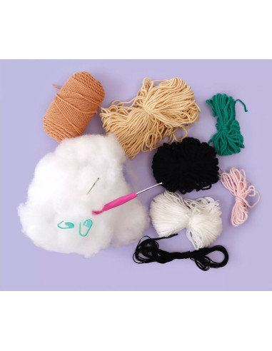 Kit de crochê minigurumi - Nori o macaco