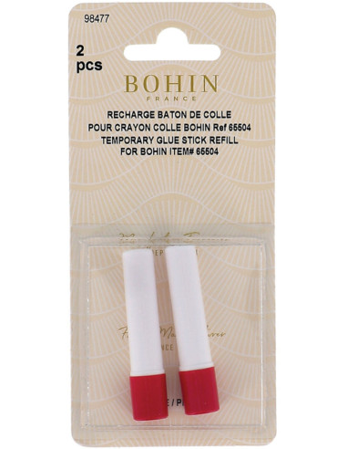 Conjunto de 2 recargas de lápis de cola temporária Bohin