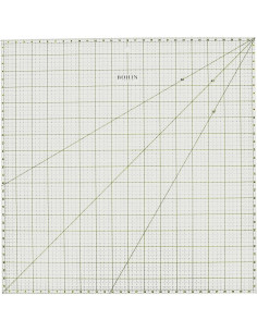 Régua de patchwork quadrada Bohin 32 x 32 cm