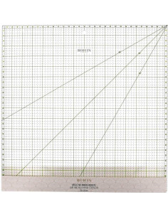 Régua de patchwork quadrada Bohin 32 x 32 cm 2