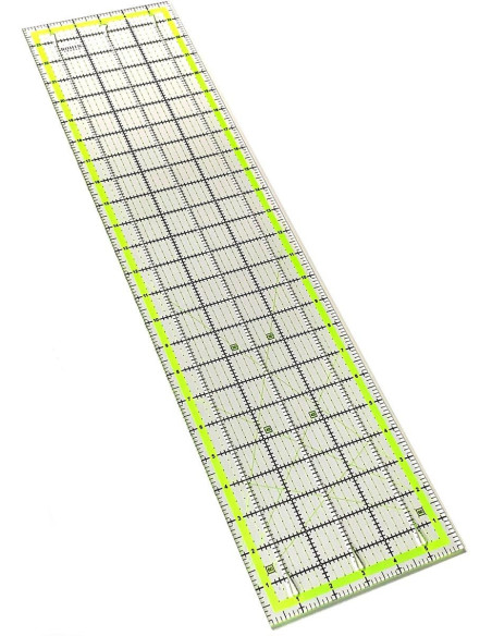 Régua de patchwork com fendas de corte Bohin 6 x 24 polegadas