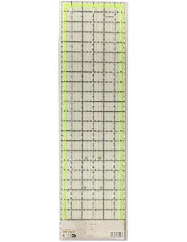Régua de patchwork com fendas de corte Bohin 6 x 24 polegadas