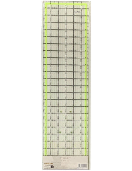 Régua de patchwork com fendas de corte Bohin 6 x 24 polegadas